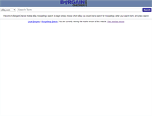 Tablet Screenshot of bargainchecker.com